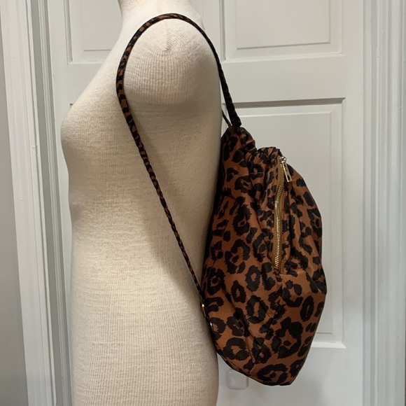 Vince Camuto leopard print nylon convertible backpack/purse main image 7